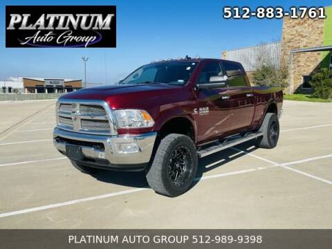 2018 RAM 2500 for sale at Platinum Auto Group in Hutto TX
