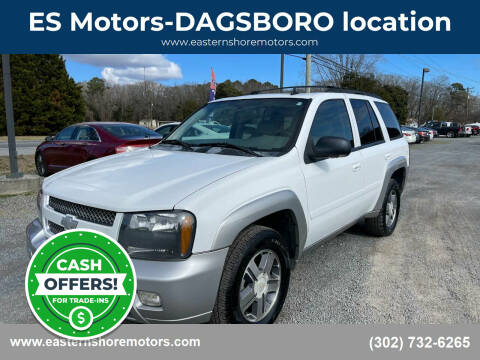 2007 Chevrolet TrailBlazer for sale at ES Motors-DAGSBORO location in Dagsboro DE