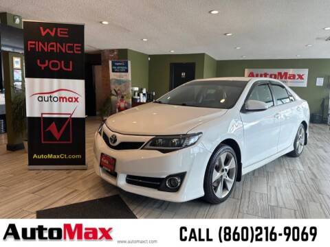 2012 Toyota Camry for sale at AutoMax in West Hartford CT