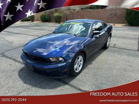 2012 Ford Mustang for sale at Freedom Auto Sales in Albuquerque NM