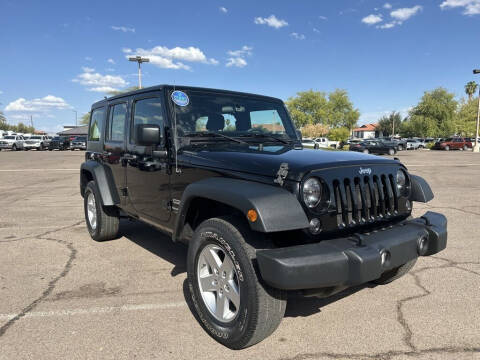 2018 Jeep Wrangler JK Unlimited for sale at Rollit Motors in Mesa AZ