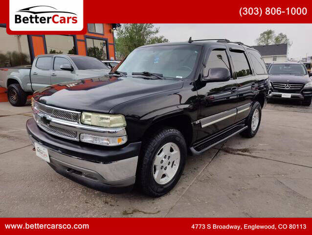 2006 Chevrolet Tahoe for sale at Better Cars in Englewood CO