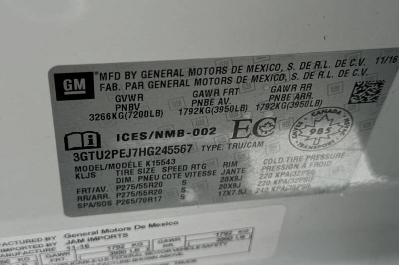 2017 GMC Sierra 1500