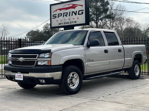 2005 Chevrolet Silverado 2500HD for sale at Spring Motors in Spring TX