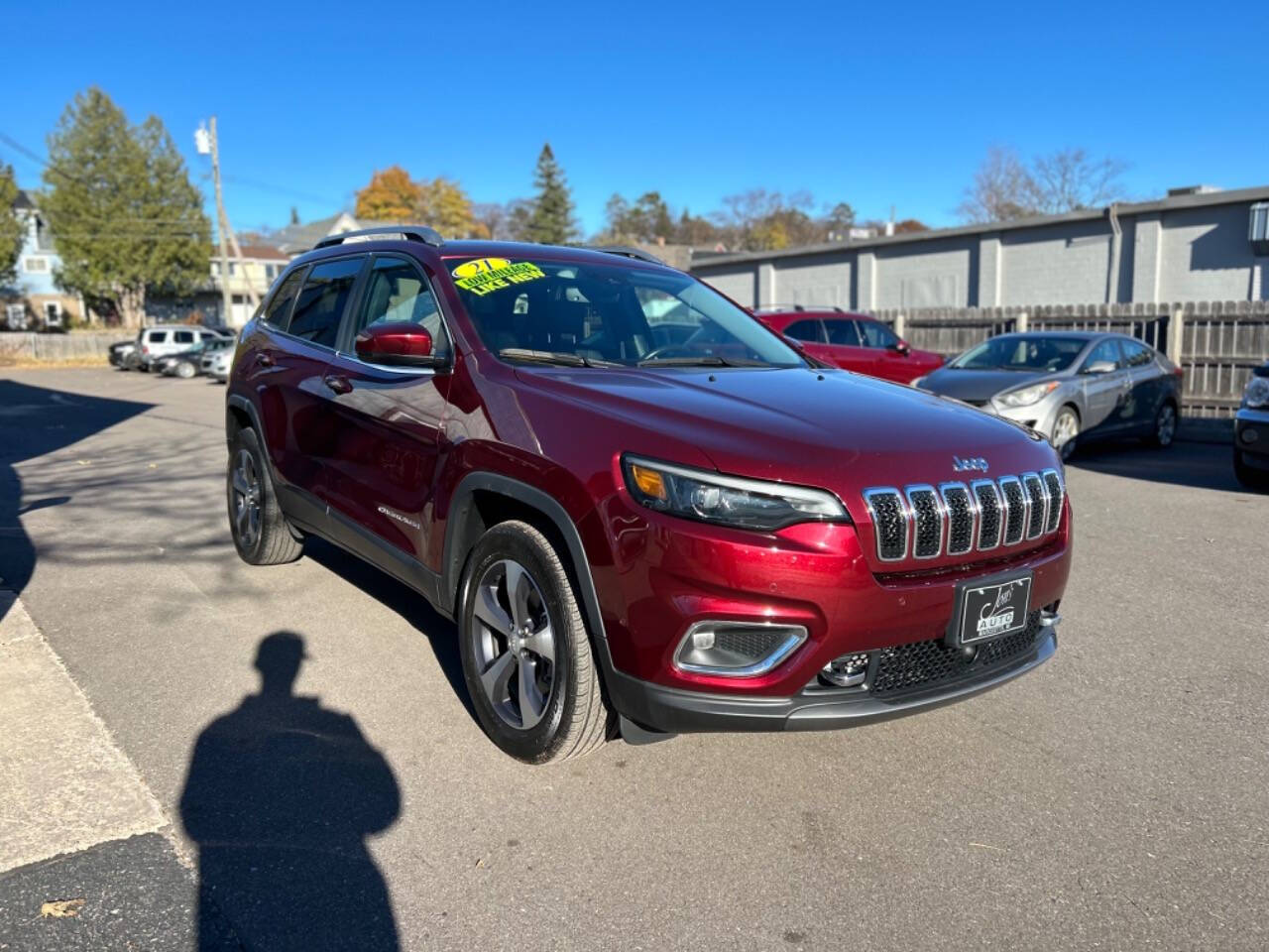 2021 Jeep Cherokee for sale at Jon's Auto in Marquette, MI