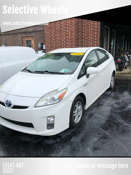 2010 Toyota Prius for sale at Selective Wheels in Windber PA