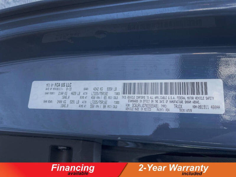 2019 RAM ProMaster 3500 159 WB