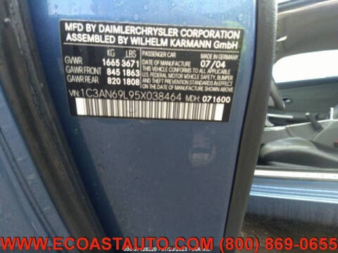 2005 Chrysler Crossfire Limited