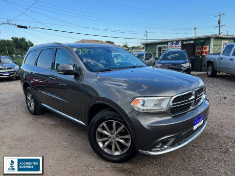2015 Dodge Durango for sale at 3-B Auto Sales in Aurora CO