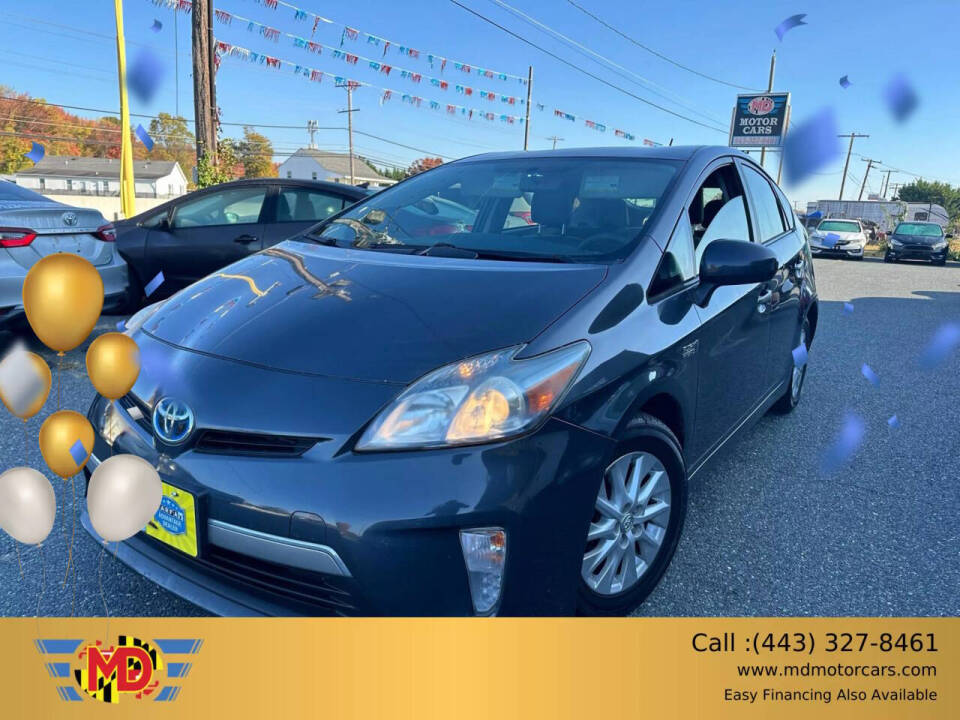 2012 Toyota Prius Plug-in Hybrid for sale at MD MOTORCARS in Aberdeen, MD