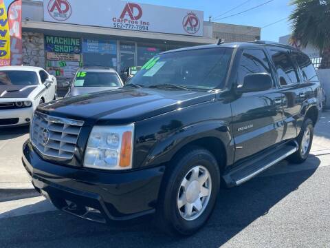 2006 Cadillac Escalade for sale at AD CarPros, Inc. in Whittier CA