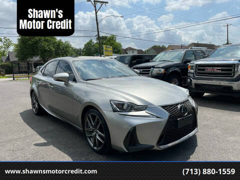 2017 Lexus IS 200t for sale at Shawn's Motor Credit in Houston TX