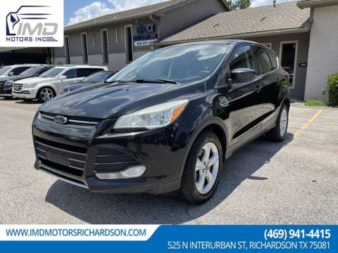 2013 Ford Escape for sale at IMD Motors in Richardson TX
