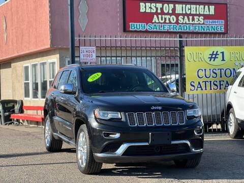 2014 Jeep Grand Cherokee for sale at Best of Michigan Auto Sales in Detroit MI