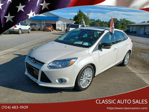 2012 Ford Focus for sale at Classic Auto Sales in Maiden NC