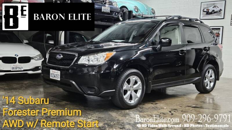 2014 Subaru Forester for sale at Baron Elite in Upland CA