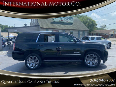 2016 GMC Yukon for sale at International Motor Co. in Saint Charles MO