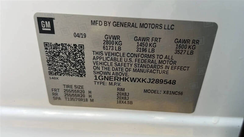 2019 Chevrolet Traverse LT Leather