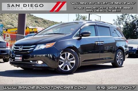 2016 Honda Odyssey for sale at San Diego Motor Cars LLC in Spring Valley CA