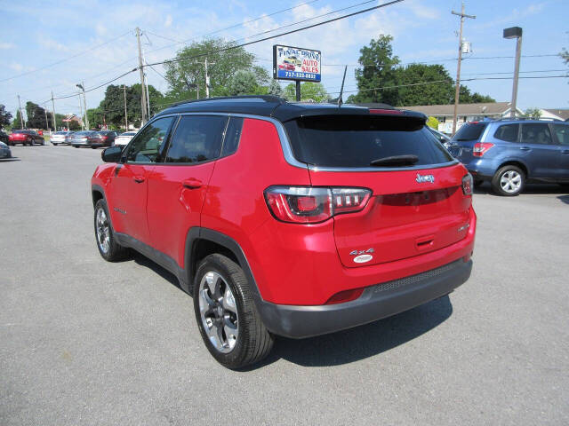 2018 Jeep Compass for sale at FINAL DRIVE AUTO SALES INC in Shippensburg, PA