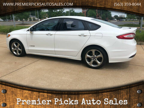 2013 Ford Fusion Hybrid for sale at Premier Picks Auto Sales in Bettendorf IA