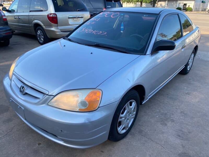 2001 Honda Civic for sale at Cash Car Outlet in Mckinney TX