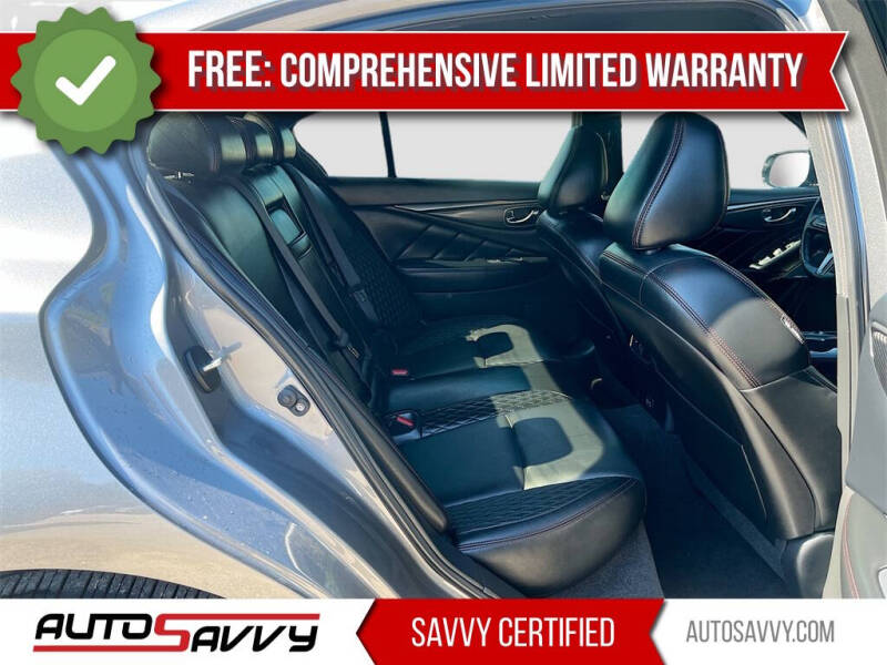 2022 Infiniti Q50 Red Sport 400