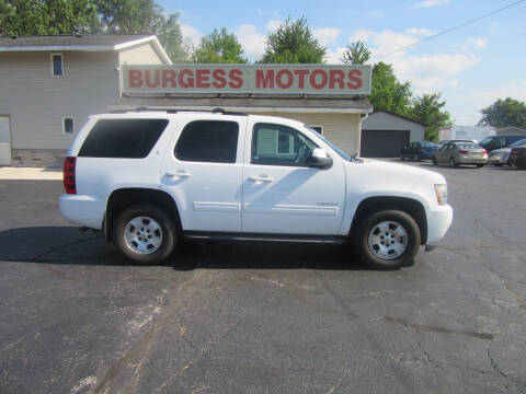 2012 Chevrolet Tahoe for sale at Burgess Motors Inc in Michigan City IN