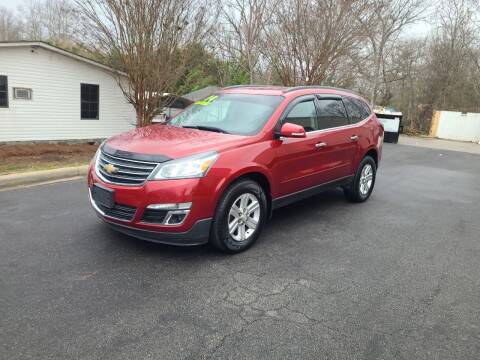 2014 Chevrolet Traverse for sale at TR MOTORS in Gastonia NC
