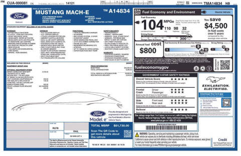 2026 Ford Mustang Mach-E Premium