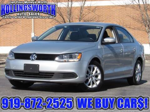 2012 Volkswagen Jetta for sale at Hollingsworth Auto Sales in Raleigh NC