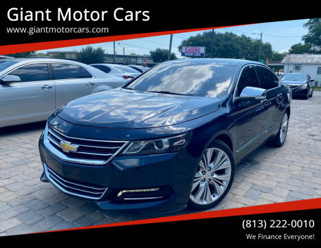 2016 Chevrolet Impala for sale at Giant Motor Cars in Tampa FL