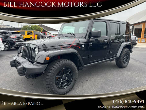 2016 Jeep Wrangler Unlimited for sale at BILL HANCOCK MOTORS LLC in Albertville AL