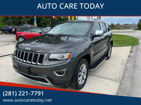 2014 Jeep Grand Cherokee for sale at AUTO CARE TODAY in Spring TX