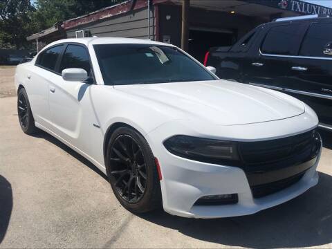 2015 Dodge Charger for sale at Texas Luxury Auto in Houston TX