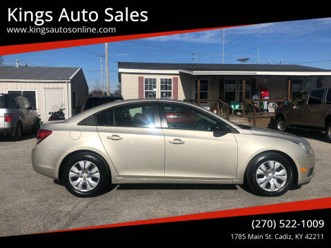 2013 Chevrolet Cruze for sale at Kings Auto Sales in Cadiz KY