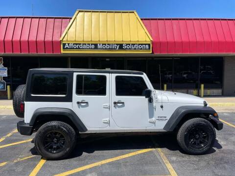 2012 Jeep Wrangler Unlimited for sale at Affordable Mobility Solutions, LLC - Standard Vehicles in Wichita KS