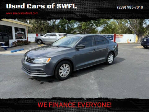 2015 Volkswagen Jetta for sale at Used Cars of SWFL in Fort Myers FL