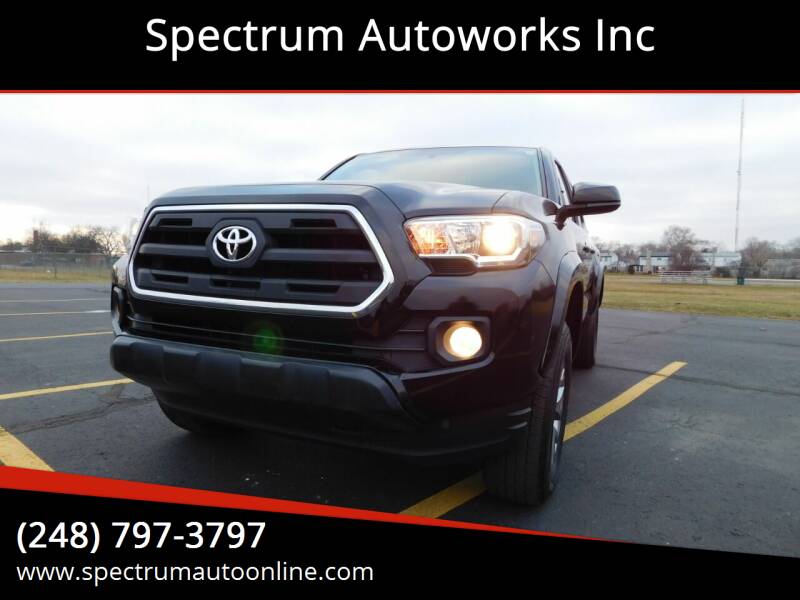 2017 Toyota Tacoma for sale at Spectrum Autoworks Inc in Oak Park MI