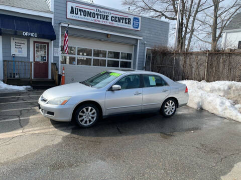 2007 Honda Accord for sale at Danvers Automotive Center in Danvers MA