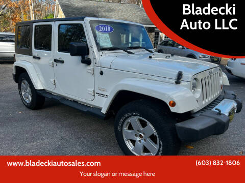 2010 Jeep Wrangler Unlimited for sale at Bladecki Auto LLC in Belmont NH
