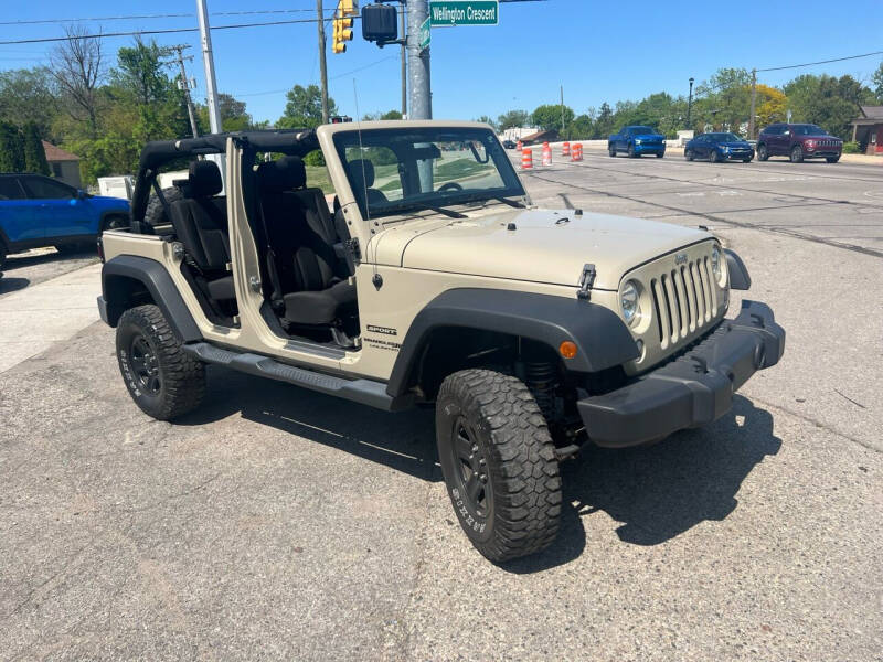 2018 Jeep Wrangler JK Unlimited for sale at 1 Price Auto in Mount Clemens MI