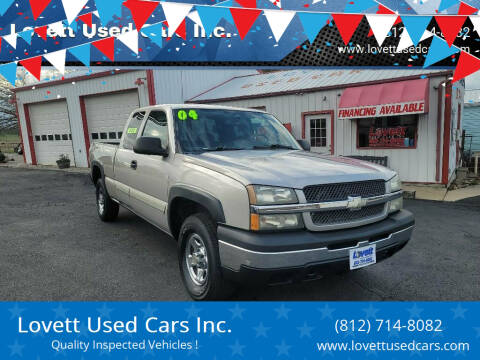 2004 Chevrolet Silverado 1500 for sale at Lovett Used Cars Inc. in Spencer IN