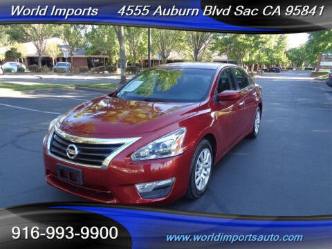 2015 Nissan Altima for sale at World Imports in Sacramento CA