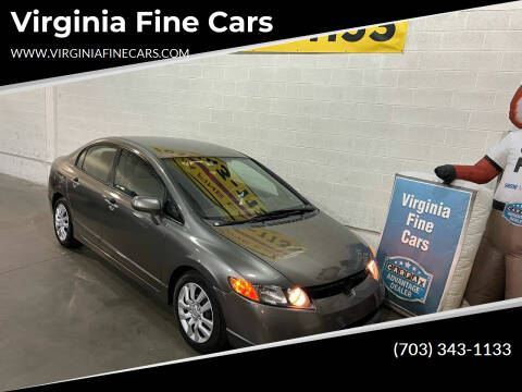 2008 Honda Civic for sale at Virginia Fine Cars in Chantilly VA