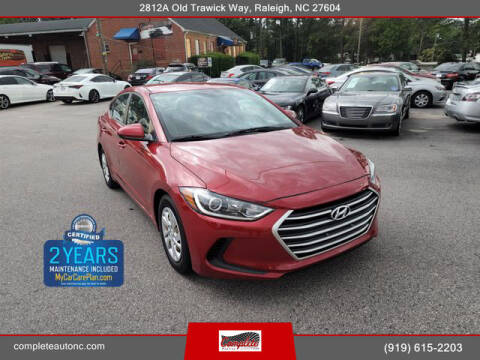 2017 Hyundai Elantra for sale at Complete Auto Center , Inc in Raleigh NC