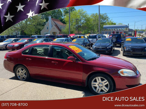 2013 Chevrolet Impala for sale at Dice Auto Sales in Lansing MI