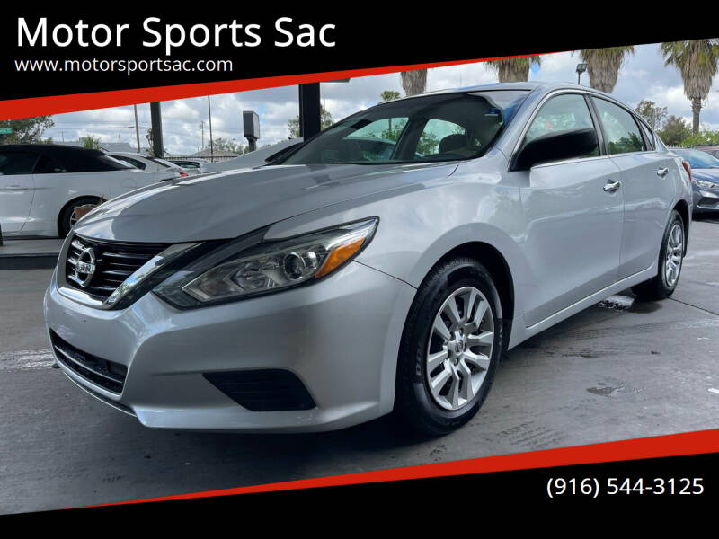2016 Nissan Altima for sale at Motor Sports Sac in Sacramento CA