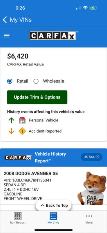 2008 Dodge Avenger SE