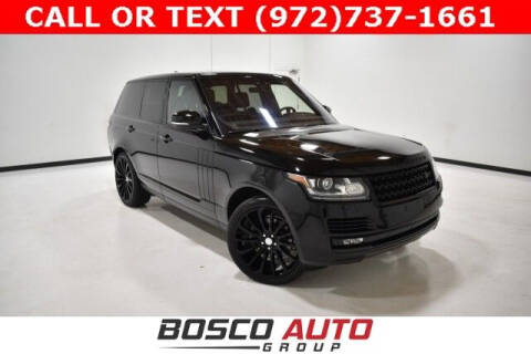 2017 Land Rover Range Rover for sale at Bosco Auto Group in Flower Mound TX